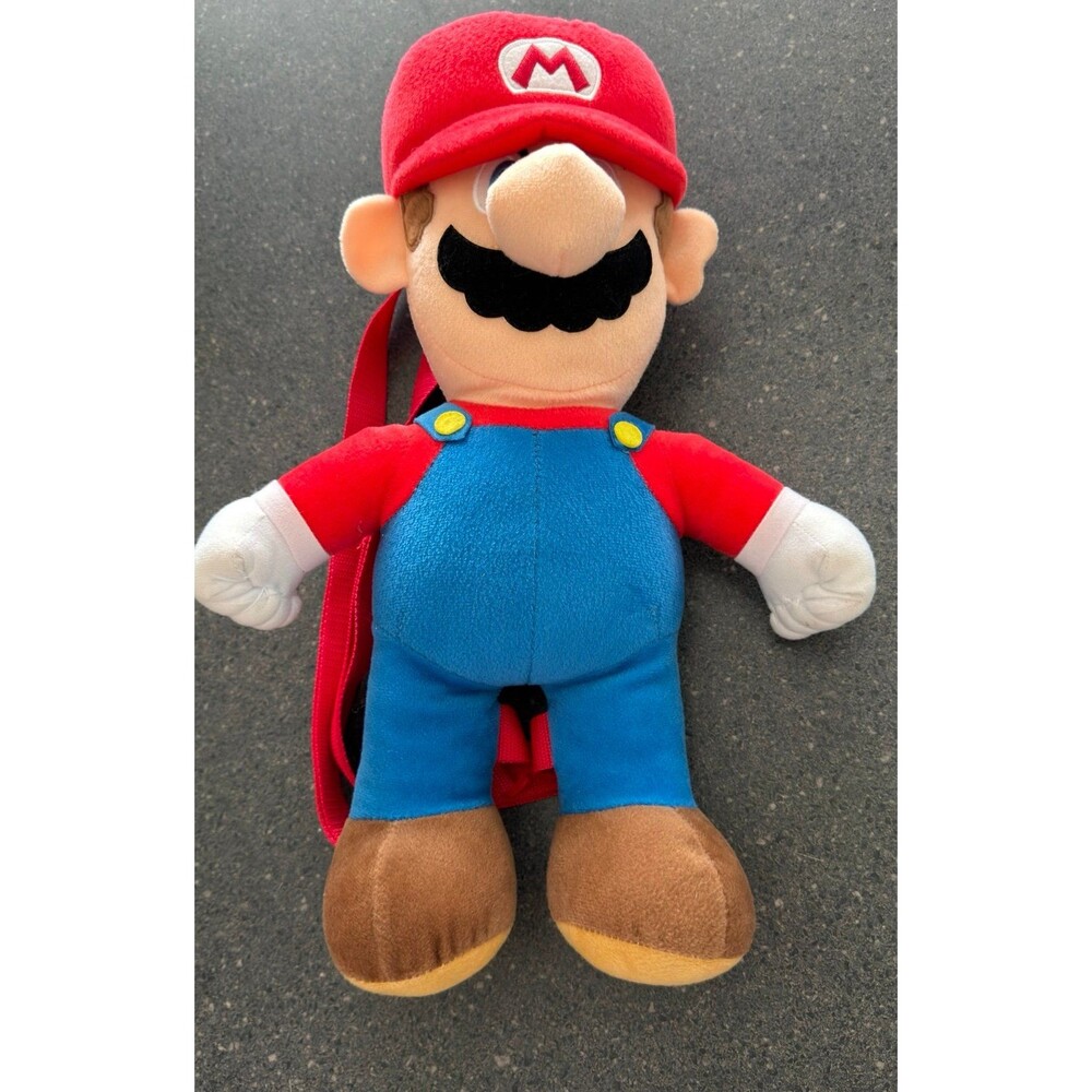 Nintendo Bioworld Super Mario 16" Plush Figure Backpack